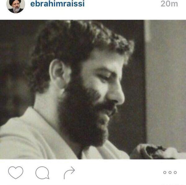 عکس جوانی رئیسی