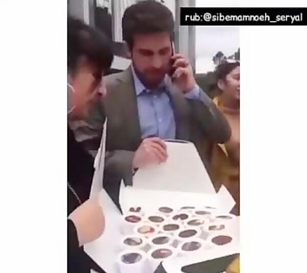 عکس پشت صحنه سریال استانبول ظالم ندیم