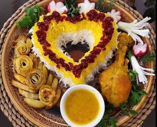 عکس غذا عروس و داماد