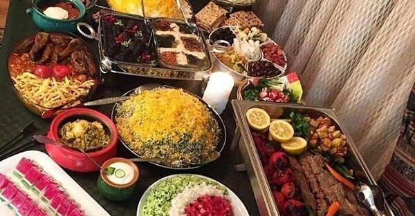 عکس غذا عروس و داماد