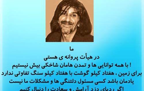 عکس نوشته دلتنگی حسین پناهی