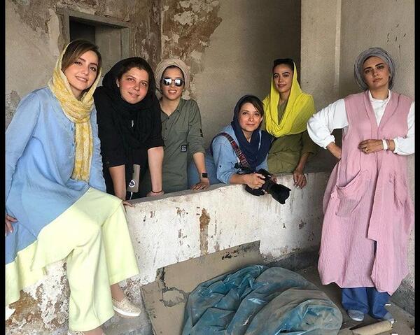 عکس پشت صحنه سریال مانکن