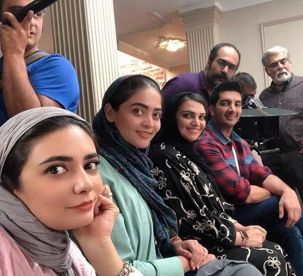 عکس پشت صحنه سریال مانکن
