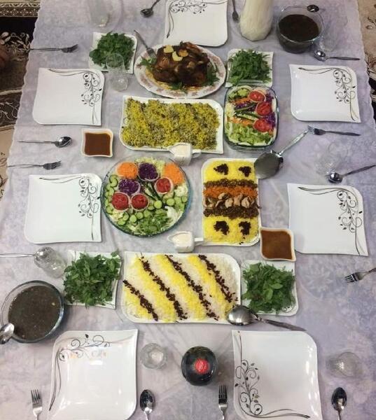 عکس زرشک پلو با ماهی