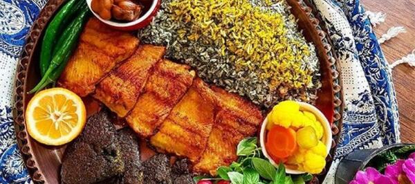 عکس زرشک پلو با ماهی
