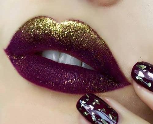 عکس ناخن و رژلب