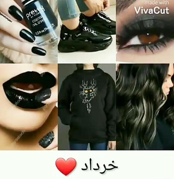 عکس ناخن و رژلب