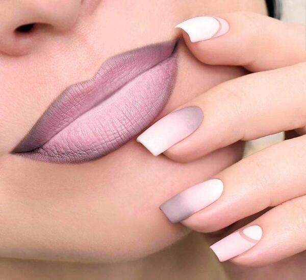 عکس ناخن و رژلب