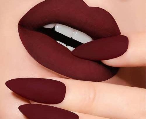 عکس ناخن و رژلب