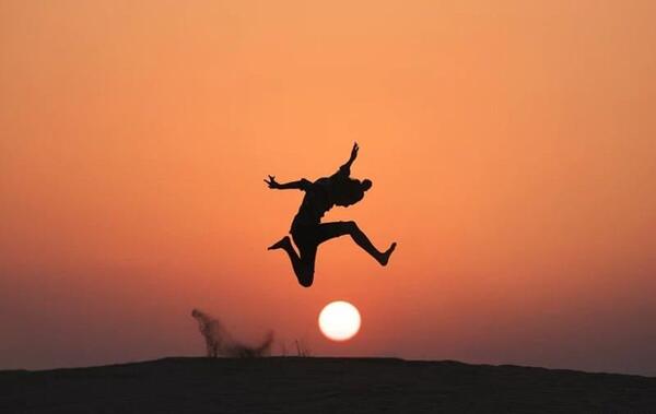 عکس مرد سایه