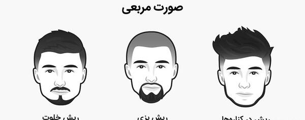 عکس مدل ریش صورت