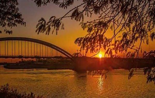 عکس نوشته دلتنگی غروب