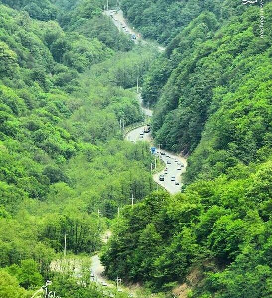 عکس گردنه حیران مرز ایران
