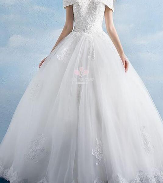 عکس لباس عروس یقه قایقی