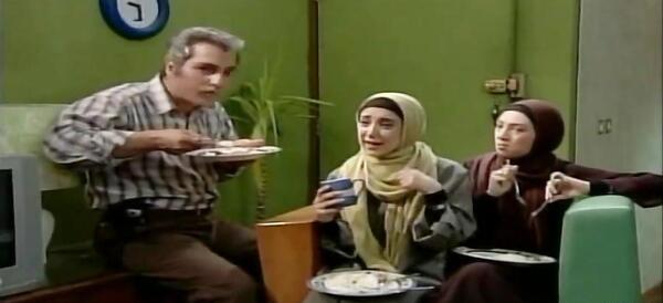عکس پشت صحنه نقطه چین سحر جعفری جوزانی