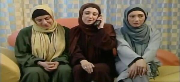 عکس پشت صحنه نقطه چین سحر جعفری جوزانی