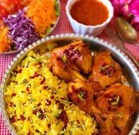 عکس زرشک پلو با گوشت