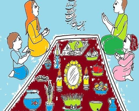 عکس سفره هفت سین بچه گانه
