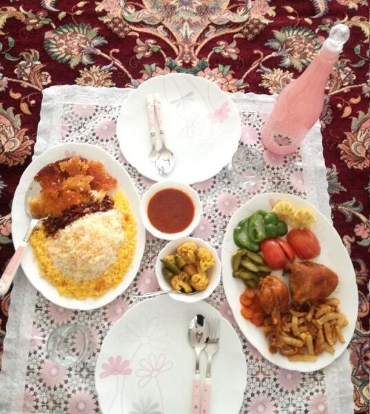عکس دونفره غذا