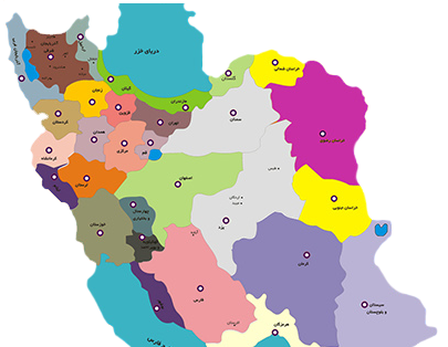 عکس نقشه ی ایران کودکانه