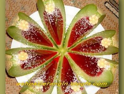 عکس ژله در طالبی