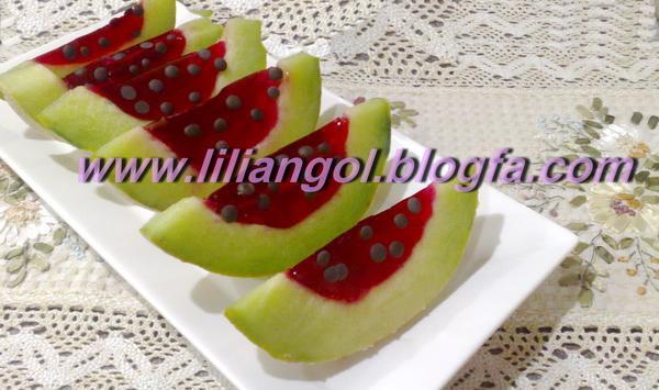 عکس ژله در طالبی