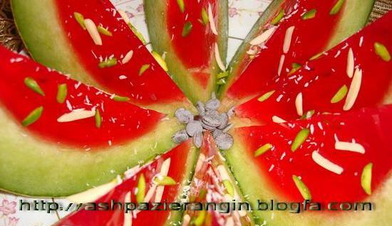عکس ژله در طالبی