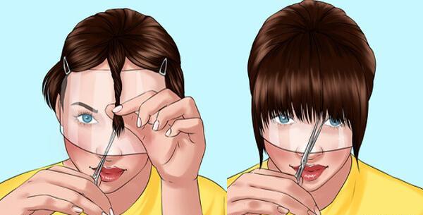 عکس کوتاهی موی بلند دخترانه