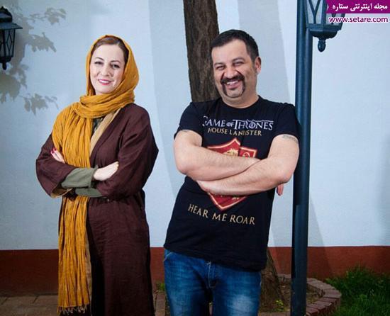 عکس مهراب قاسم خانی و همسرش