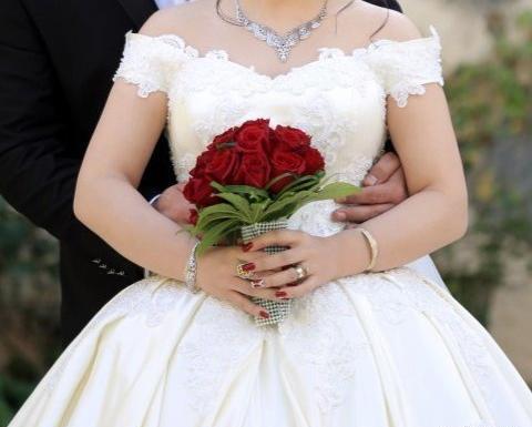 عکس لباس عروس ساتن