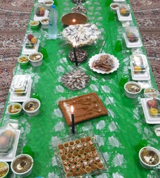 عکس سفره ابوالفضل