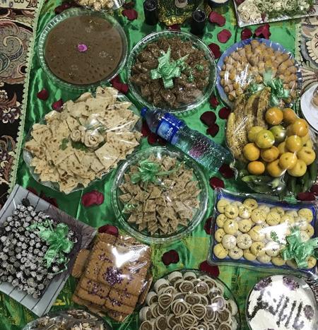 عکس سفره ابوالفضل