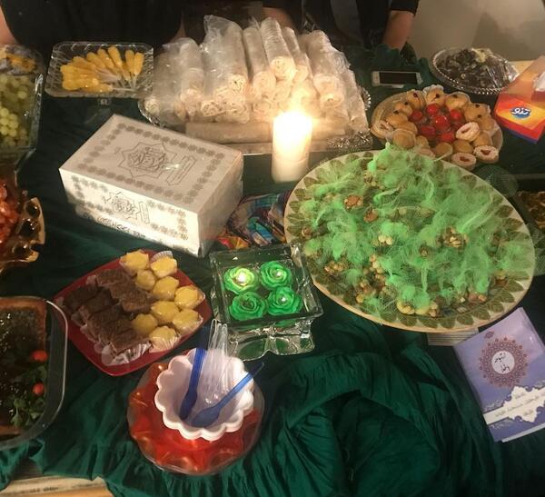 عکس سفره ابوالفضل
