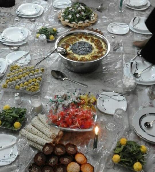عکس سفره ابوالفضل