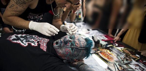 عکس تاتو چشم شیطان