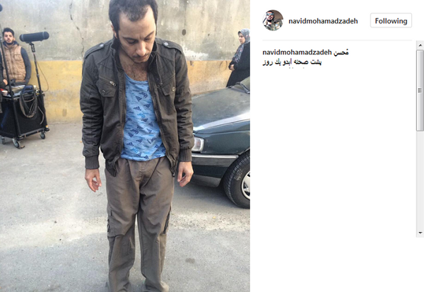 عکس پشت صحنه ابد و یک روز