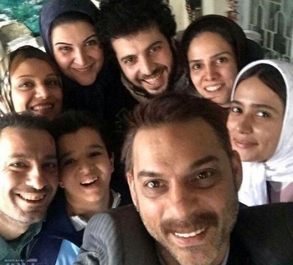 عکس پشت صحنه ابد و یک روز