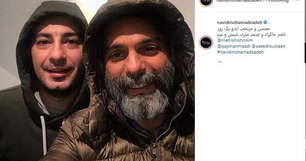 عکس پشت صحنه ابد و یک روز