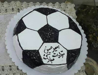 عکس کیک تولد پسرونه شکل توپ