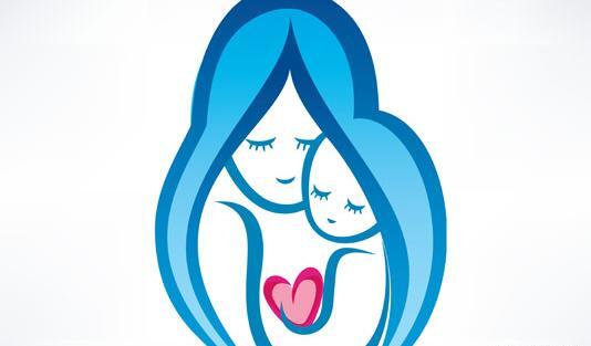 عکس گرافیکی مادر و فرزند