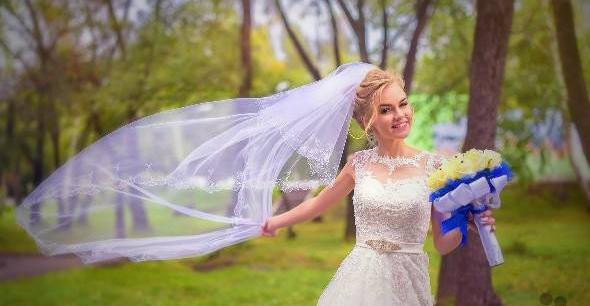 عکس عروس فضای باز