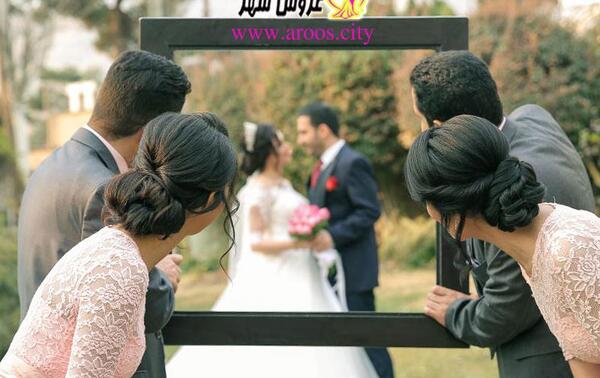 عکس عروس فضای باز