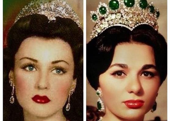 عکس شاه همسرش ثریا