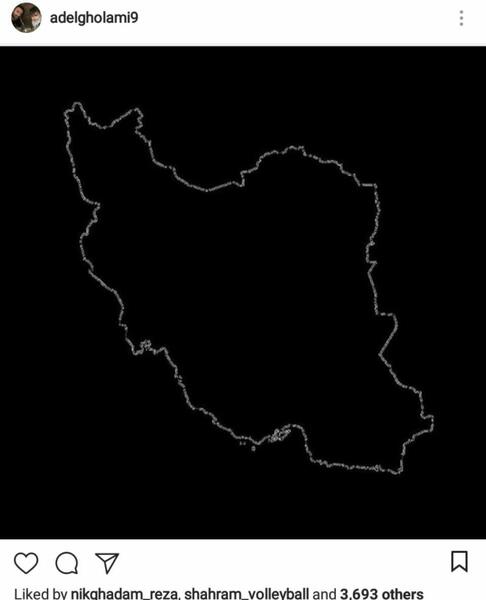 عکس ایران سیاه پوش
