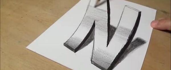 عکس سه بعدی حروف انگلیسی