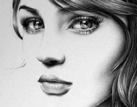 عکس زن طراحی شده