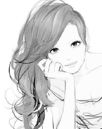 عکس زن طراحی شده