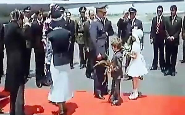 عکس سفر شاه به عربستان