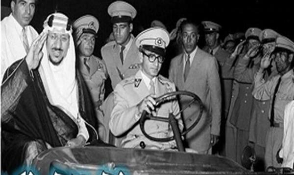 عکس سفر شاه به عربستان