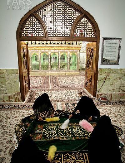 عکس حرم برادر امام رضا در طبس